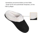 Women'S Men'S Slippers Memory Foam Comfortable Wool Plush Lining Indoor And Outdoor Sports Shoes With Arch Support