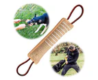 Dog Training Bite Pillow Jute Bite Toy Dog Tug Of War Toy Durable Dog Bite Set Stick Interactive Play Equipment-A2