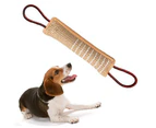 Dog Training Bite Pillow Jute Bite Toy Dog Tug Of War Toy Durable Dog Bite Set Stick Interactive Play Equipment-A2