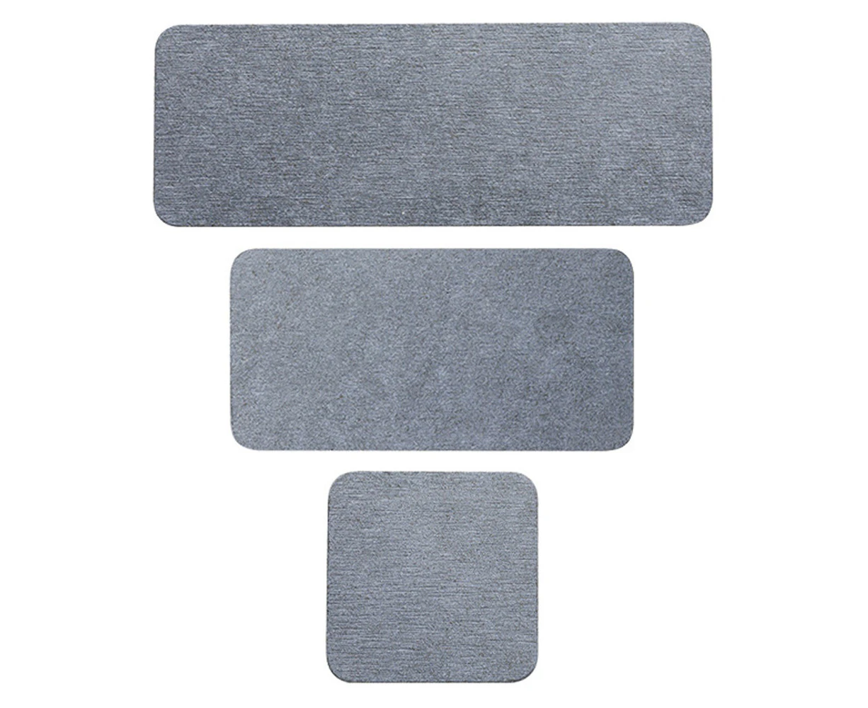 Water Absorbent Diatomite Drink Coasters, Diatomaceous Earth Soap Holder Water Drying Soap Saver Dish Toothbrush Soap  -dark grey