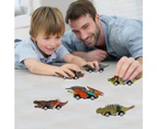 Dinosaur Toy Pull Back Cars, 6 Pack Dino Toys for 3 Year Old Boys and Toddlers, Boy Toys Age 3,4,5 and Up, Pull Back Toy Cars