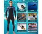 Men Wetsuit Pants 3mm Tights Thermal Surfing Diving Suit Leggings Wet Suits Swimsuits Long Swimming Pants Blue