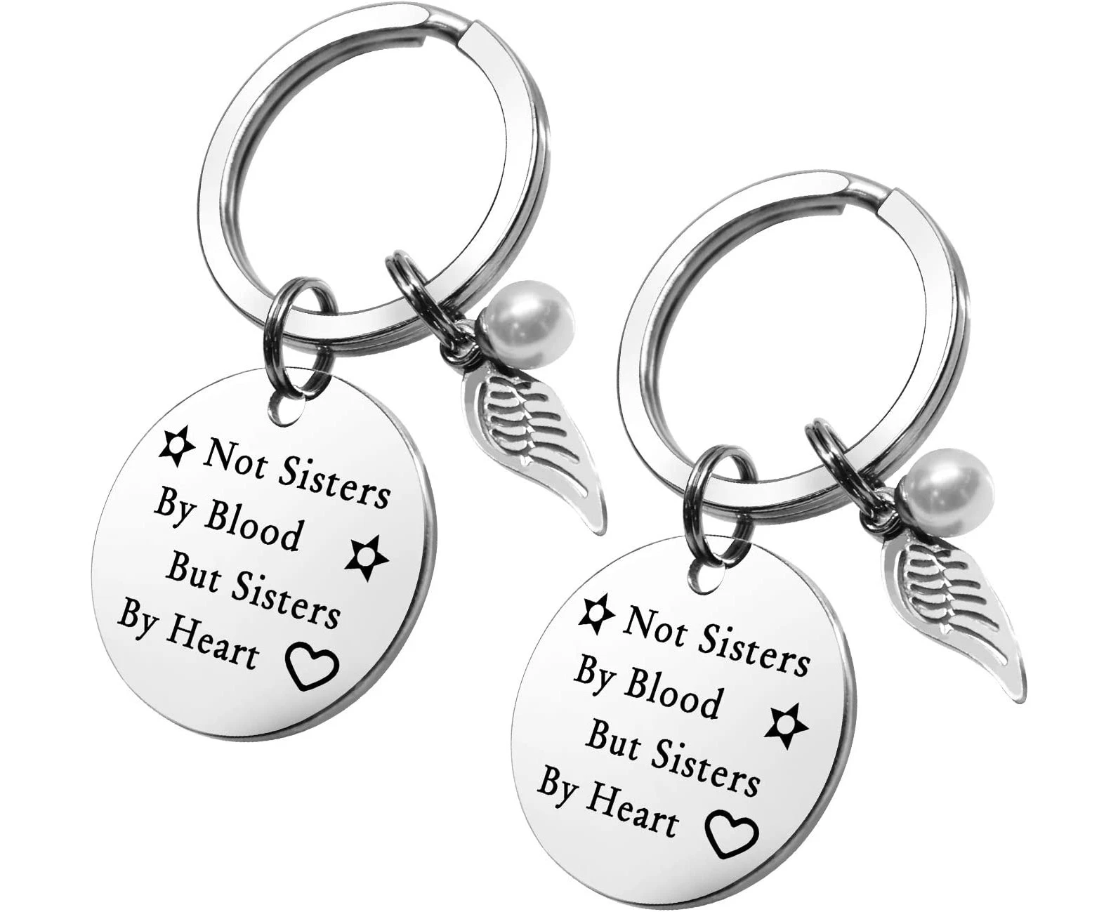 The keychain is not a blood sister, but a sisterhood friendship