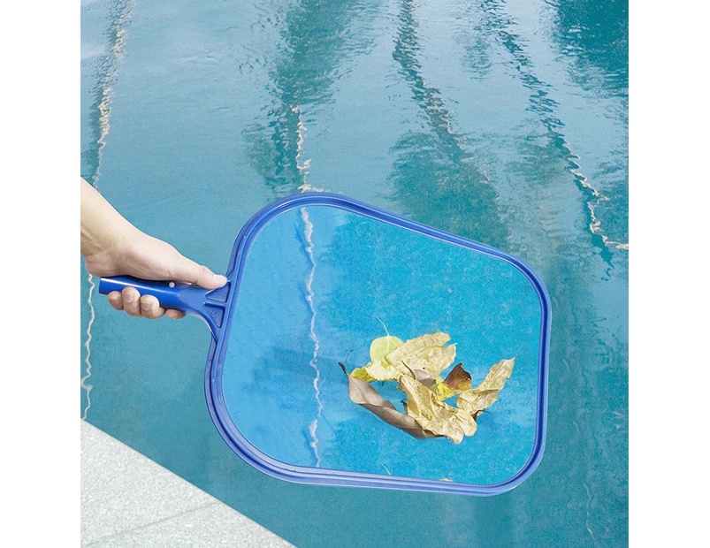 Portable Mesh Net Leaf Skimmer Cleaning Tool for Swimming Pool Water Park SPA-Blue