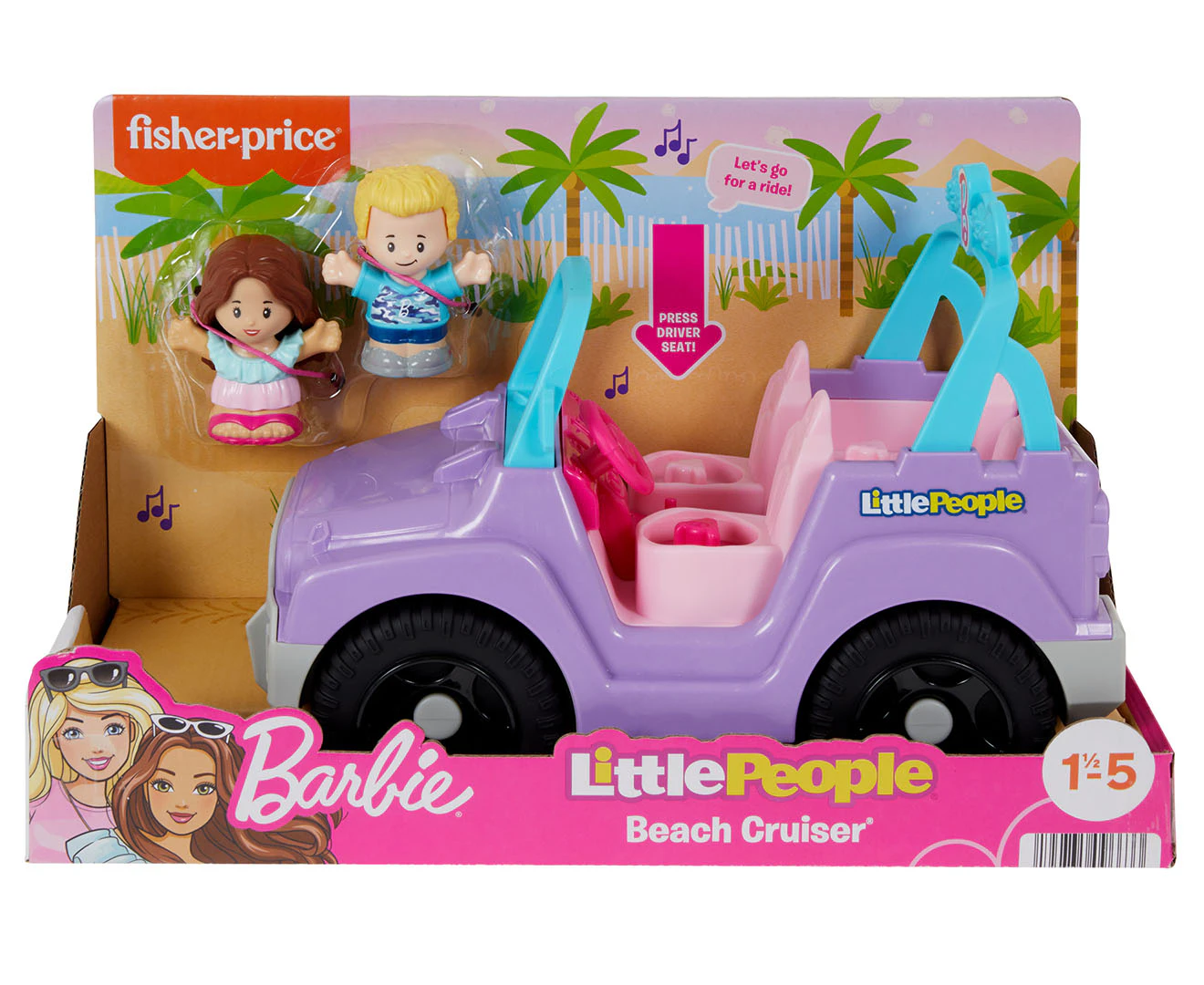 Little People Barbie Beach Cruiser Toy