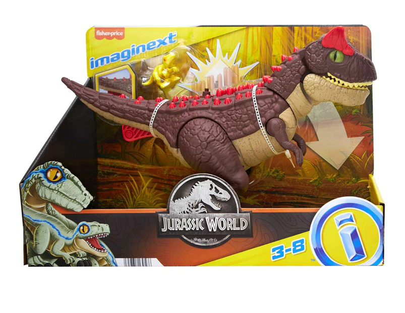 Imaginext Jurassic World Carnotaurus Dinosaur Toy