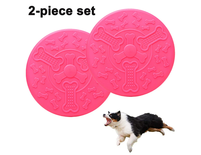 Indestructible Dog Flying Disc, Interactive Dog Flyer Toy, Soft Lightweight Dog Catch And Fetch Toy For Medium And Large Dogs