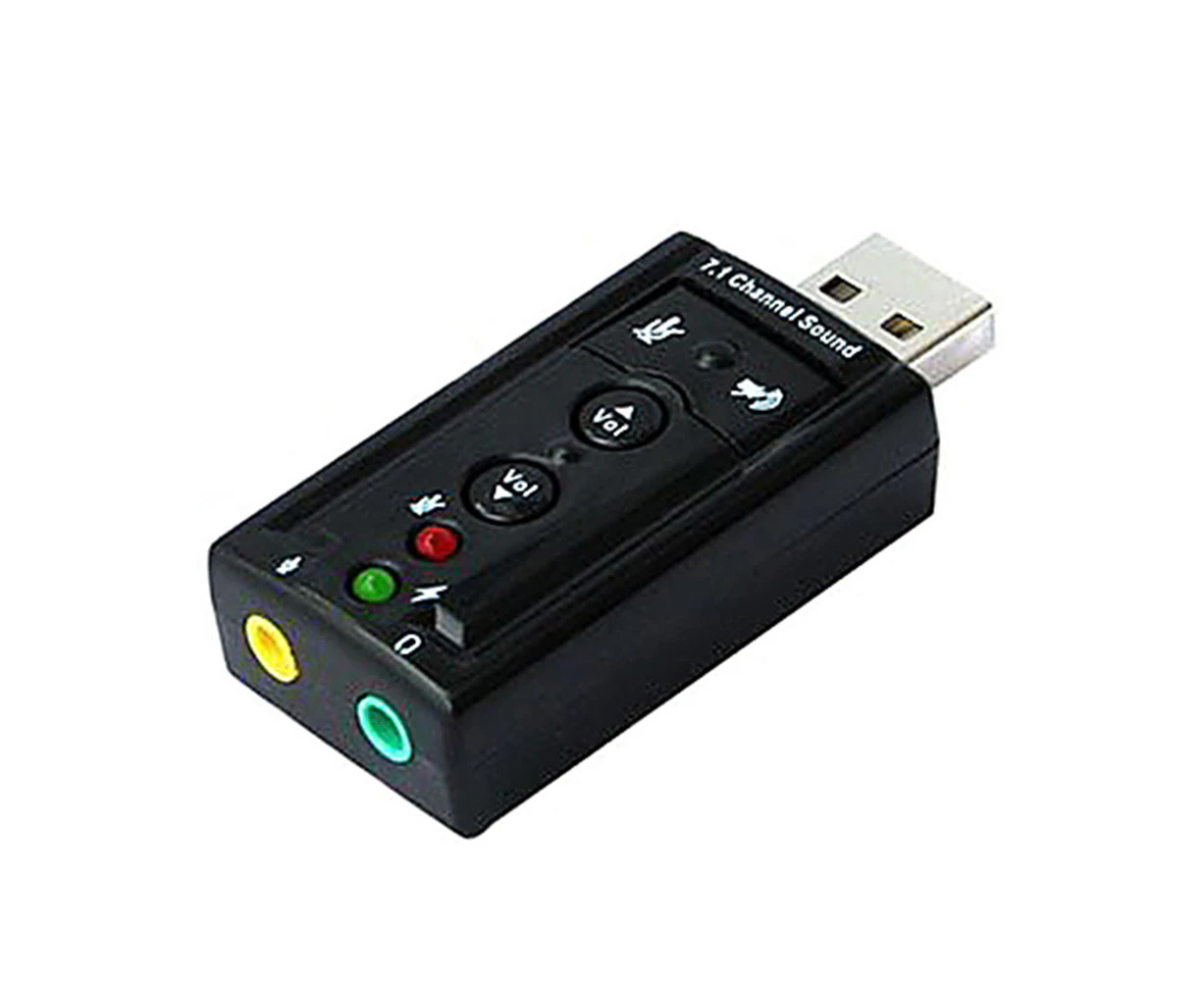 Portable USB 2.0 External Sound Card Virtual 7.1 Channel Stereo Audio Adapter-1