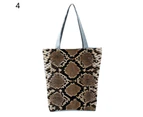 aerkesd Shoulder Bag Leopard Zebra-stripe Print Vintage Style Washable Sling Bag for Work-4