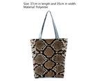 aerkesd Shoulder Bag Leopard Zebra-stripe Print Vintage Style Washable Sling Bag for Work-4