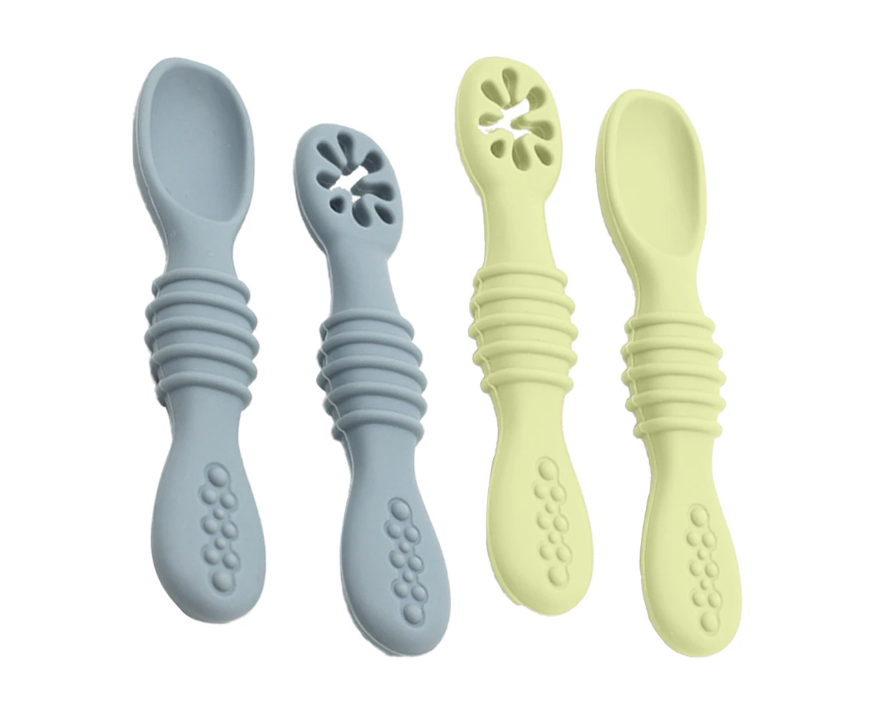 Silicone Baby Spoons First Stage Baby Feeding Spoons