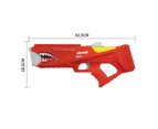 Water Machine gun pistol Blasters Shooter Toys Adult Kids plays Summer Party Beach Garden Games Red