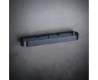 Self Adhesive Towel Rail Matte Black Towel Bar for Bathroom or Kitchen