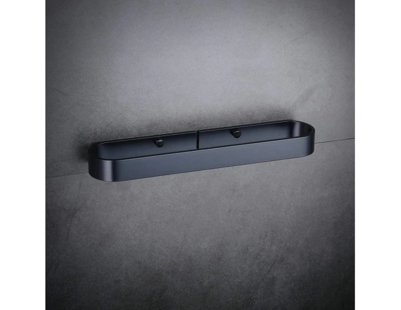 Self Adhesive Towel Rail Matte Black Towel Bar for Bathroom or Kitchen