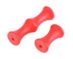 Silicone Archery Bowstring Finger Protector Tabs Guard For Recurve And Compound Bow Red
