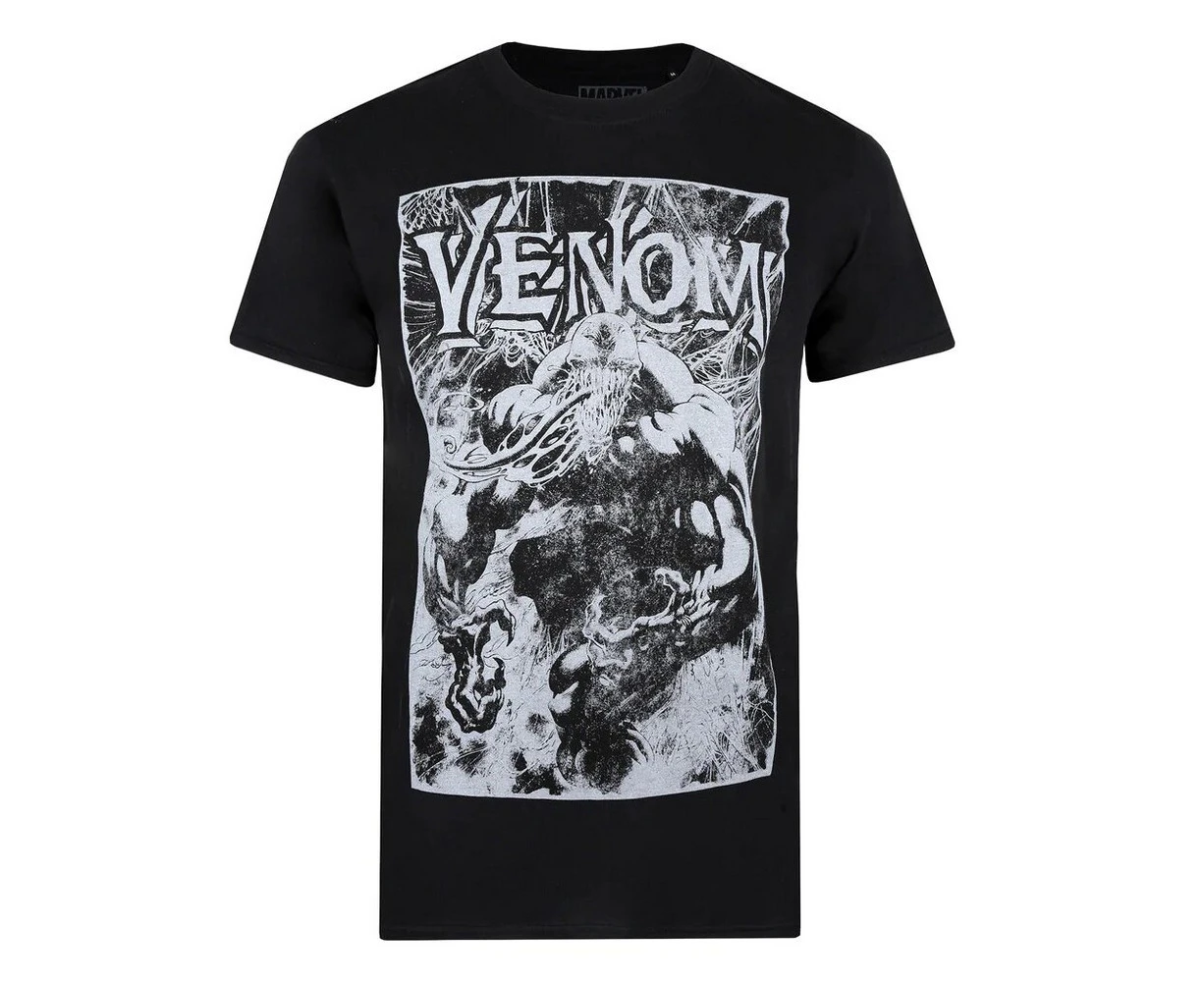 Venom Mens Web T-Shirt (Black/White) - TV746