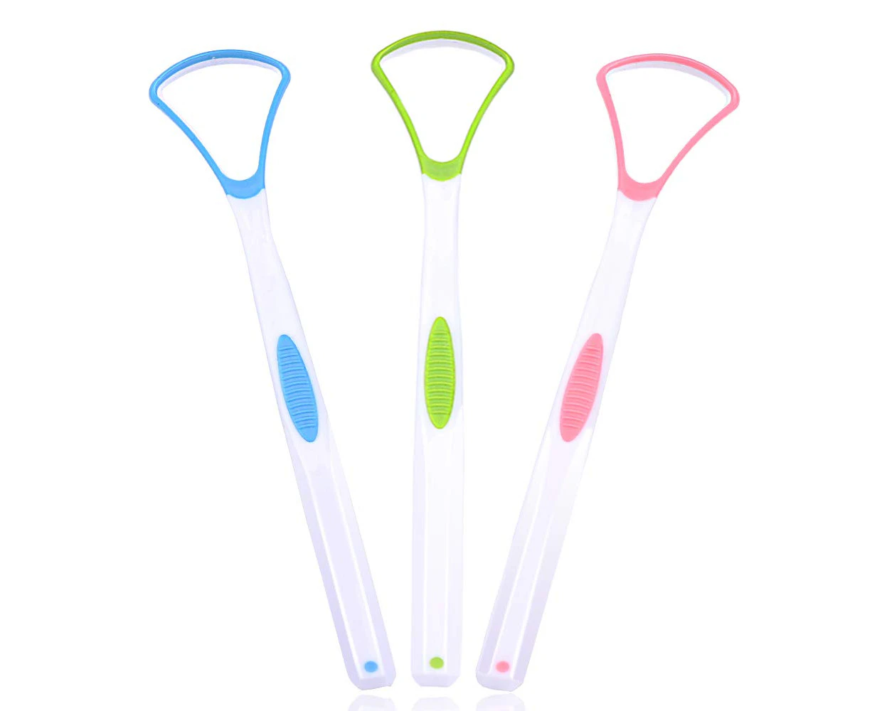 Tongue Scraper Cleaner, BPA Free Tongue Scrapers with Travel Handy Case for Adults & Kids, Healthy Oral Care