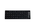 Centaurus English Russian Japanese Thai Letters Laptop Computer Keyboard Layout Stickers- Russian