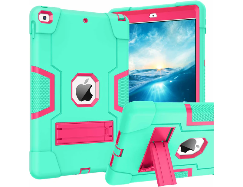 Ipad 9Th Generation 10.2 Case 2021,Ipad 8Th/7Th Generation Case Ipad 10.2 2020/2019 Case Kickstand Heavy Duty 3 In 1 High Impact Full-Body Rugged Shockproo