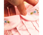 Lovely Pet Clothes Thin Doll Collar Embroidery Decor Pet Shirt for Party-Pink XL