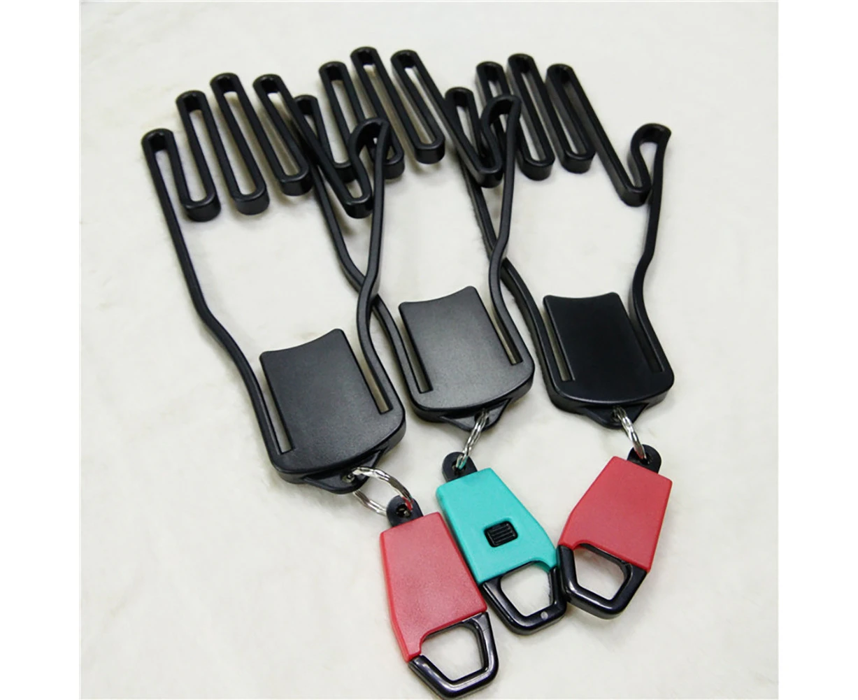 Golf Glove Keychain Holder Rack Frame Dryer Hanger Stretcher Sports Golfer Tool-Random Color