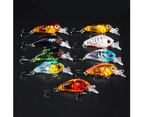 1 Pc 4.5cm Lifelike Crankbait Plastic Hard 3D Eyes Bait Fishing Lure Tackle Hook #06