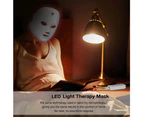 Led Face Mask, 7 Colors Light Therapy Facial Skin Care Mask, Photon Led Mask For Acne Reduction, Anti Wrinkles, Touch Switch, With Data Cable,400Ma