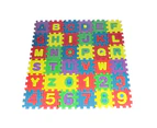 36Pcs Children Alphabet Numbers Puzzles Crawling Foam Floor Mat Education Toy-12cm