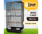 i.Pet Bird Cage Large Cages Aviary Parrot Cage Budgie Small Stand Pet Cage 88CM