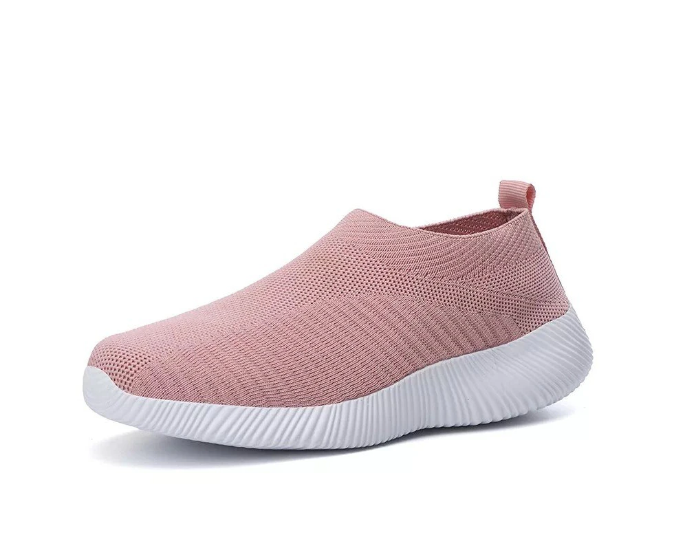 Women Shoes Fabric High Quality Breathable Sneakers - Pink - Pink