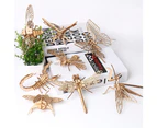 3D Wooden Butterfly Insect Model Puzzles DIY Assembly Crafts Education Kids Toy 1#