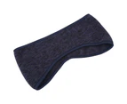 Unisex Outdoor Sports Hairband Winter Ear Warmer Hearband Head Wear (Navy  Blue)