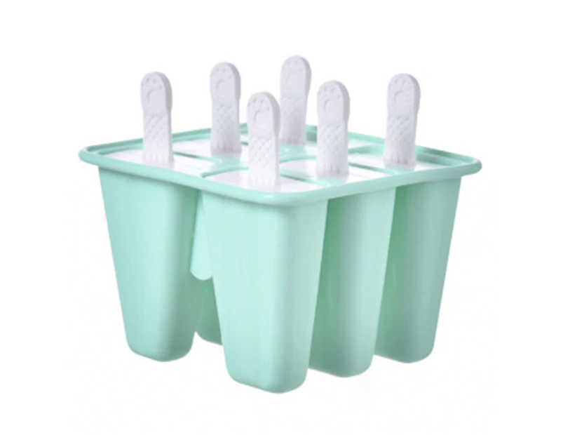 Popsicle Molds 6 Ice Trays Silicone Popsicle Molds Reusable Easy Release Popsicle Maker With Handle