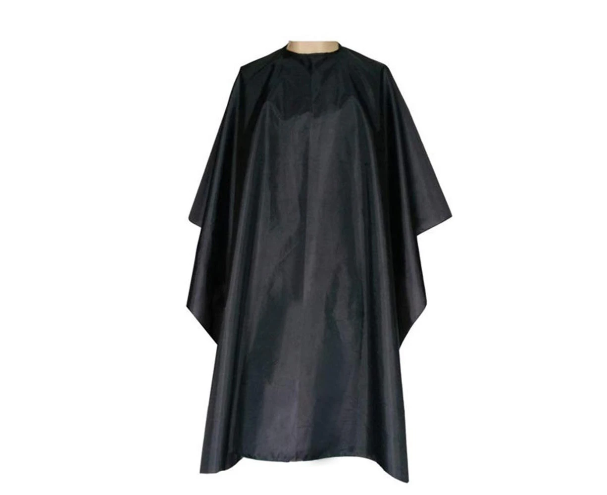 120*150-hair cutting apronWater-repellent hairdressing cape hairdressing cape,fabric cape（black）