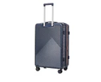 Kate Hill 4-Piece Hardcase Spinner Luggage/Suitcase Set - Navy