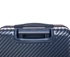 Kate Hill 4-Piece Hardcase Spinner Luggage/Suitcase Set - Navy