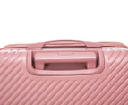 Kate Hill 4-Piece Hardcase Spinner Luggage/Suitcase Set - Dusty Pink