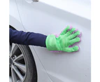 Car Vehicle Cleaning Washing Soft Chenille Water Absorption Five Finger Glove