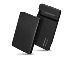 2.5 Inch Hard Drive Case, USB 3.0 External Hard Drive Enclosure Enclosure SATA I II III HDD SSD 9.5mm and 7mm [UASP Support] Tool Free Black