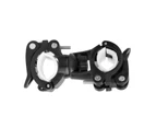 Bicycle Light Bracket Quickly Release 360 Rotation Accessory LED Torch Headlight Pump Stand Mount for Bike - Black White