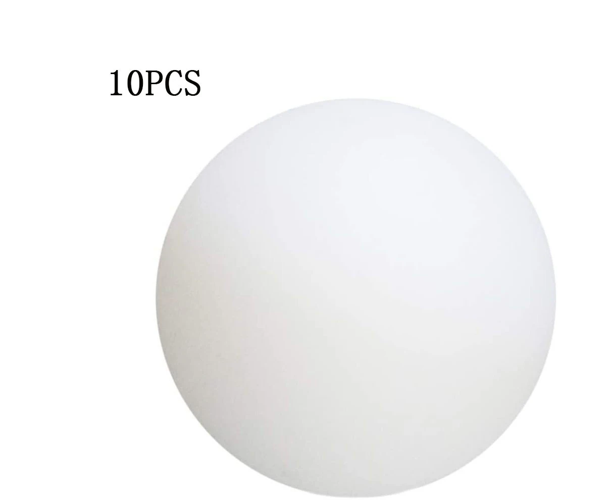 10 Pcs Table Tennis Balls Washable Table Tennis Balls for Kids Women Men Outdoor School Gym White