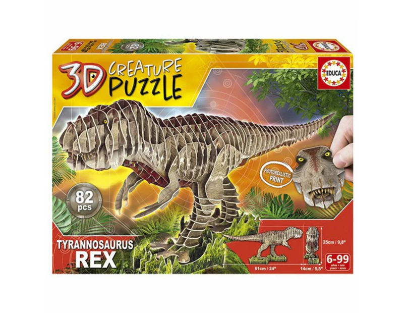 Educa 3D Creature Dinosaur Puzzle - T-Rex