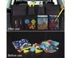 8 Pockets Car Trunk Organizer, Backseat Hanging Organizer With 9 Large Storage Bag-Car Seat Organizer For Suv，Trunk