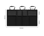 8 Pockets Car Trunk Organizer, Backseat Hanging Organizer With 9 Large Storage Bag-Car Seat Organizer For Suv，Trunk