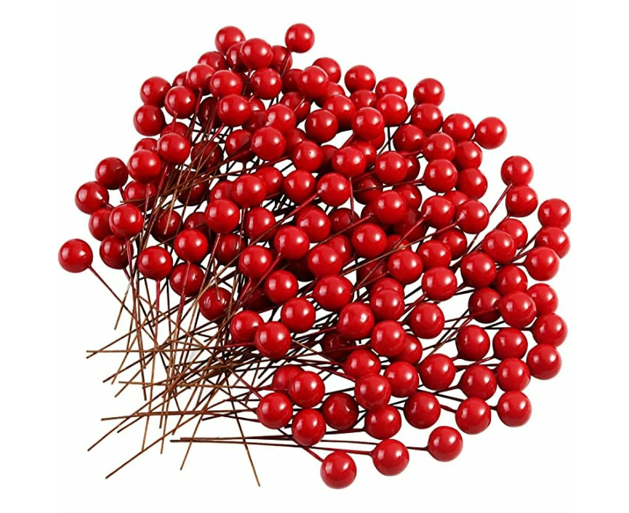 Christmas Holly Berry Artificial Berry Used For Decorating Christmas Wreath Making Supplies Christmas Party Decoration