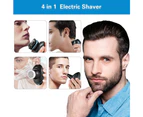 Head Shaver,Head Shavers for Bald Men,5D Floating Electric Shaver for Men, 5 In 1 Bald Head Shaver(Blue)