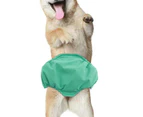 ishuif Puppy Diaper Breathable Reusable Physiological Pants Pet Dog Anti-harassment Physiological Pants for Male Dogs-Green M