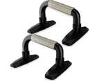 Push Up Bars Strength Training - Ergonomic Workout Stands Push-up Bracket Board with Non-Slip Rubber Base and Cushioned Foam