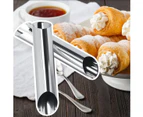 Cannoli tube, stainless steel cannoli form non-stick Danish pastry mold croissant shell cannoli.