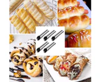 Cannoli tube, stainless steel cannoli form non-stick Danish pastry mold croissant shell cannoli.